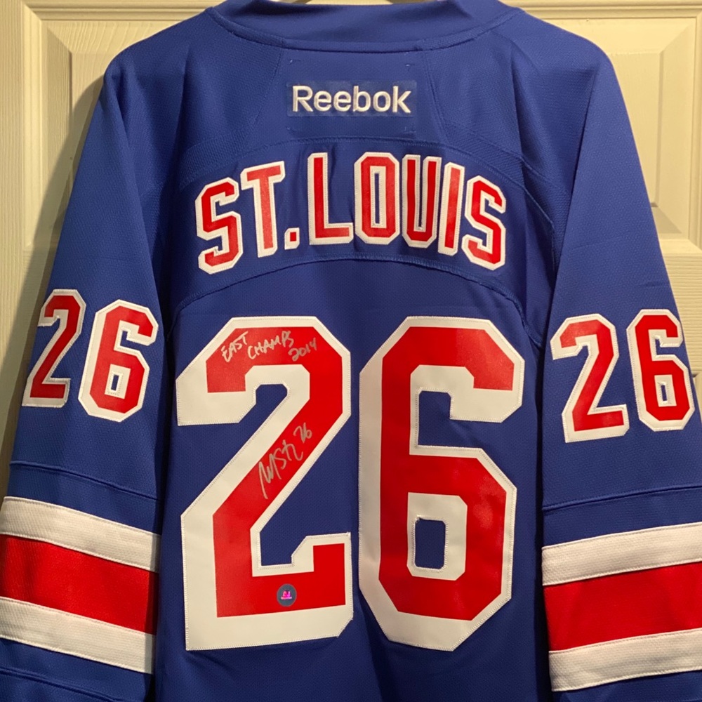 Martin St. Louis Signed New York Rangers Jersey